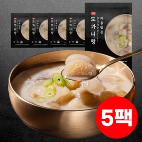 마음담은 진한 도가니탕, 5개, 500g