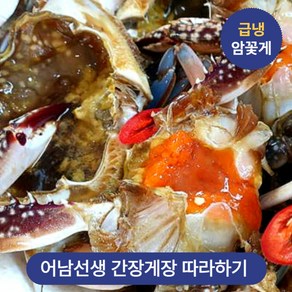[어남선생 간장게장 주재료] 알배기 암꽃게 급냉동 중크기, 1박스, 2kg 내외 (6~10미)