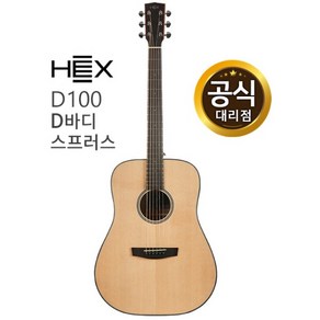 헥스 하이브 Hive D100 입문용 통기타 (D바디), 1개