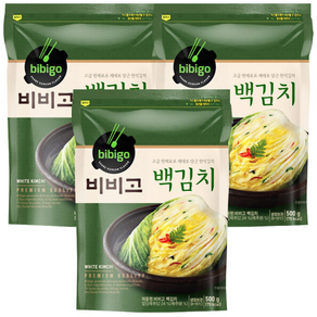 비비고 백김치 500g x 3개