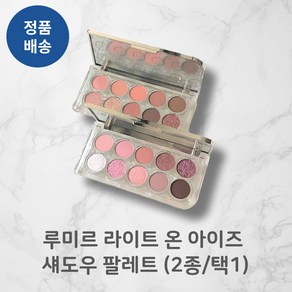 [정품배송] (BEST!!) *루미르* 라이트! 온! 아이즈! 섀도우! 팔레트 (2종/택1) I 에센셜컬러 고발색 고밀착 4가지제형 실버미러패키지!!+++, 1개, 11PM 02 썸머나잇