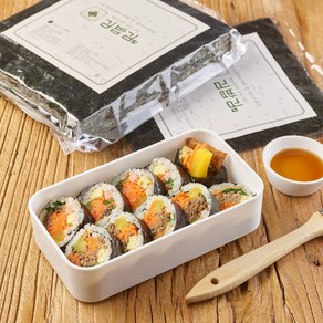[통미 깁밥김] 게눈감추듯 순삭 구운 김밥김 10장 100장, 10매, 1개, 1g