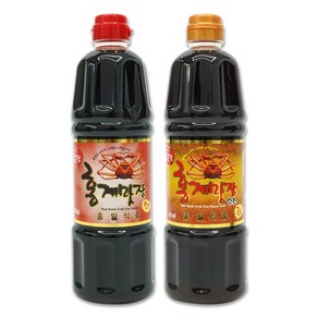 홍게맛장 소스 레드 900ml + 홍게맛장 소스 골드 900ml 홍게 조미료 맛간장