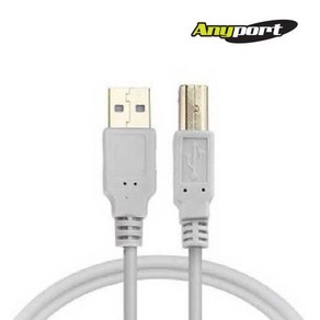 [엘디네트웍스] [AM-BM] USB-A 2.0 to USB-B 2.0 변환케이블 AP-USB20AB005 [0.5m], 1개