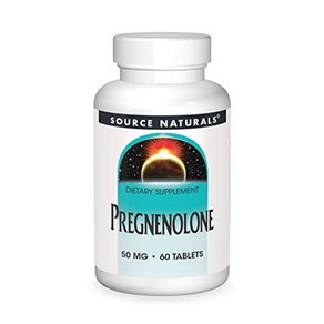 Souce Natuals Pegnenolone 50mg - 60 Tablets Souce Natuals 프레그네놀론 50mg - 60정, 1개