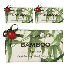 알키미아 무당벌레 비누 천연수제 향수비누, 200g, BAMBOO(뱀부), 3개