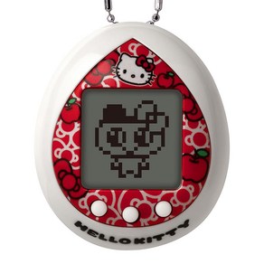 Hello Kitty Tamagotchi Sky Blue 다마고찌, 1개, 빨간