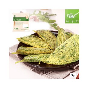 사옹원 생깻잎전 1kg (24g x 42개입) 생 깻잎전, 1개