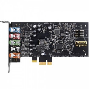 AUDIGY FX PCI-E 내장형 사운드카드, 1개