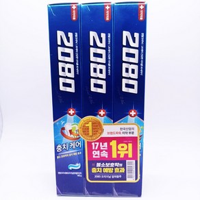 2080 블루 충치케어140g, 140g, 6개