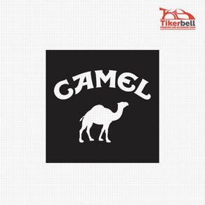 티커벨 Camel 2 로고 캠핑 데칼스티커 TKCAMP