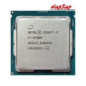 인텔 코어 i7-9700F i7 3.0 GHz 중고 8 스레드 CPU 프로세서 12M 65W PC 데스크탑 LGA 1151