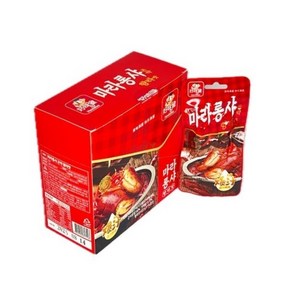 중국 간식 마라롱샤 곤약 향라맛 한입 안주 어린이 간식, 20개, 24g