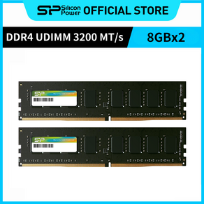 실리콘파워 Silicon Powe DDR4-3200 PC4-25600 UDIMM 데스크탑용 램 패키지 메모리 RAM, 1개