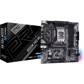 ASRock B660M Po RS Intel B660 Seies CPU LGA1700 Compatible MicoATX Motheboad, 1개