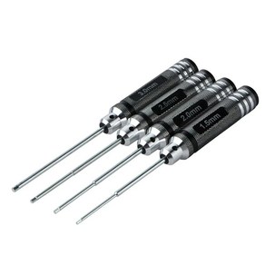 육각렌치 드라이버 RC 드론 조립 수리 티타늄 4종(1.5mm2mm2.5mm3mm), 4세트