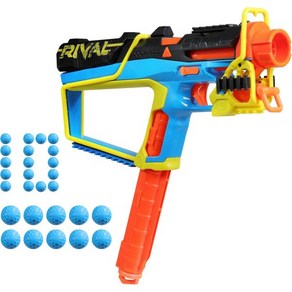 Nerf 라이벌 미라지 XXIV-800 블래스터 어큐라운드 10개 로드 방법 2개 8라운드 탈착식 매거진 펌프 액션 프라이밍 청소년 선물