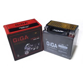 야마하 트리시티125 배터리 GTX6.4A-BS 12V6.4A/GIGA 밀폐형젤밧데리, 1개