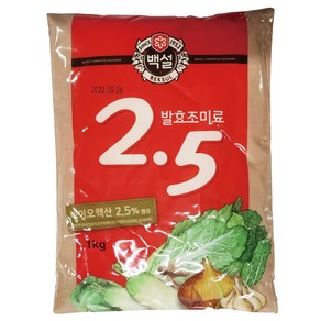 백설 발효조미료 1kg 고복합 업소용조미료