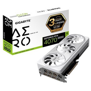 [GIGABYTE] 지포스 RTX 4070 SUPER AERO OC D6X 12GB 제이씨현