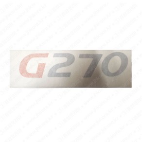 메가트럭 G-엔진 G270 마력표시 도어스티커 1개