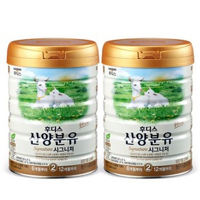 일동후디스 시그니처 산양분유 2단계, 800g, 2개