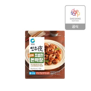 청정원 안주야 오븐에 초벌한 돈막창(파우치) 260g x 3개