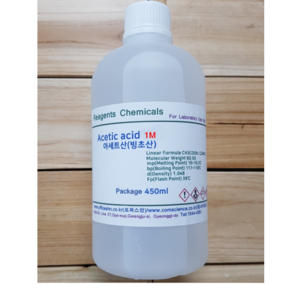 오피스안 아세트산(빙초산) 1M Acetic Acid(CH3COOH) 화)450ml 시약