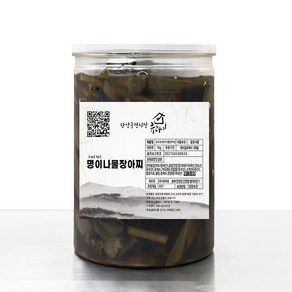 유리네 수제 명이나물 장아찌 1kg, 1개