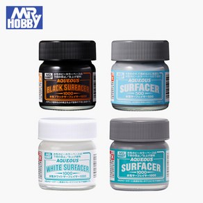 GSI 군제 수성 서페이서 그레이 화이트 블랙 아퀴오스 병타입 (병/40ml) (선택모음), HSF01 수성 서페이서 1000, 1개