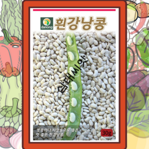 흰강낭콩씨앗 덩굴성 30g, 1개