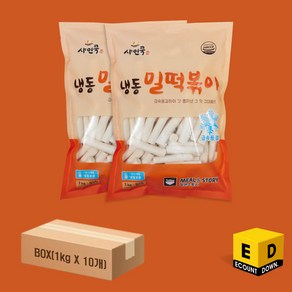 냉동밀떡볶이 1KG(주)밀앤스토리, 10개, 1kg