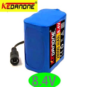 전기 자전거 배터리 8.4V 28000mAh 18650 배터리 팩 6x18650 리튬 이온 충전식 배터리 팩 자전거 자전거 라, 01 7.4 볼트_01 8.4V 28000mAh