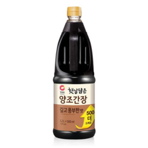 청정원 양조간장 깊고 풍부한 맛, 1개, 17ml