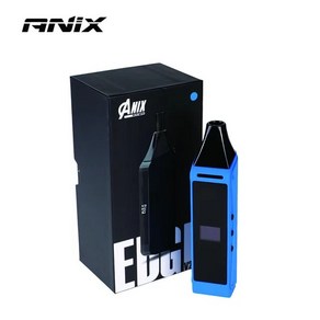 업소용 스테일레스 중탕기 탕기 업소 찜 Anix EDGE V2 건조 허브 기화기 2200mAh 배터리 0.6ml 석영 챔버 유리 마우스피스 가열 베이프 펜 키트 OLED 스크린, 04 파란, [04] 파란