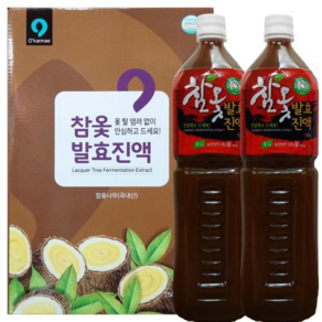 옻가네 참 옻 의 효능 발효 진액 추출물 나무 물 추출물 엑기스 1500ml 2병