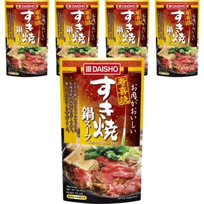 다이쇼 스키야끼나베 스프 스트레이트 타입, 5개, 750g