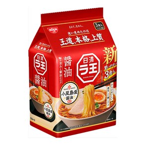 일본 닛신 라오 라왕 쇼유 간장 라면 총 303g 3개입 nissin 니신 라멘, 1개