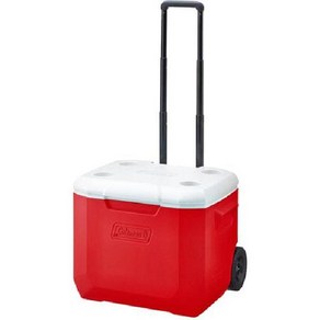 Coleman 콜맨 2000027864[아이스박스 휠쿨러 60QT 레드/화이트], 레드