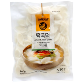 노브랜드 떡국떡 800g x 3개 냉장