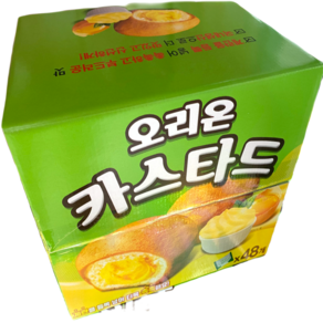 오리온 대용량 간식 카스타드, 23g, 48개