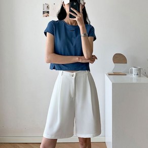 여자 여름 얇은 정장 반바지 Women's Shorts