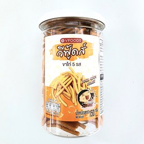 킹푸드 태국 테이스티 스틱 비스킷 파이브 테이스티 150g Thai Tasty Stick Biscuit Five Tasty, 1개