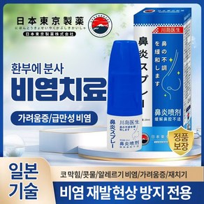 [국내배송] 일본수입코스프레이  순수식물유래 0호르몬  쾌속효과  부비동  코막힘  코간지럼  LZ001, 2개, 20ml