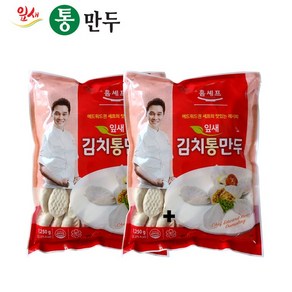 [DANA] 잎새김치통만두1.25kg+잎새김치통만두1.25kg (총2팩), 1.25kg, 2개