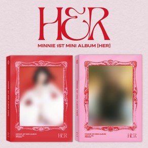 [예약판매] 민니(여자)아이들 미니 1집 앨범 HER 랜덤/선택가능, 핑크버전