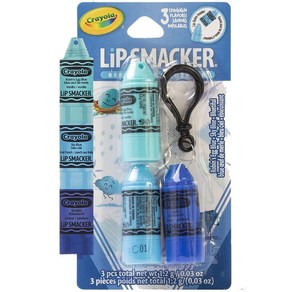 Lip Smacker 크레욜라 크레용 스태커블 가향 투명 립밤 블루