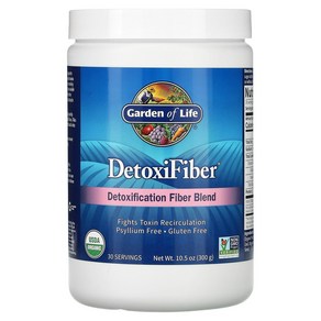 가든 오브 라이프 Detoxi섬유 특수 섬유소 혼합물 300g(10.5oz), 1개, 300g