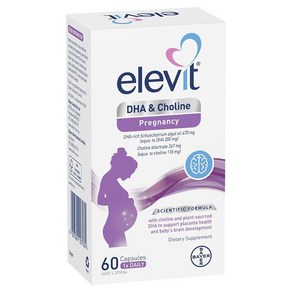 Elevit DHA + Choline Pegnancy 60 Capsules, 1개, 60정