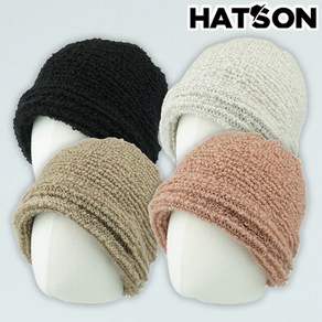 [햇츠온]2H4301 HatsON 브랜드 여성 겨울 울 비니 털 보넷 벙거지 중년 엄마 할머니 모자 AA